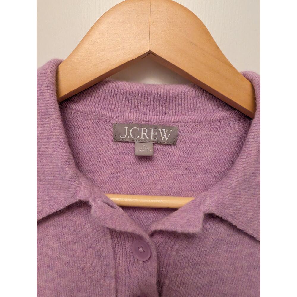 J. Crew Rose Dust Polo Sweater